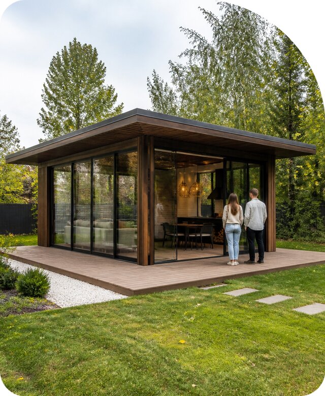 Заказать застекленную беседку в Белогорске от 249949 р | РадиДОМА-Бгк